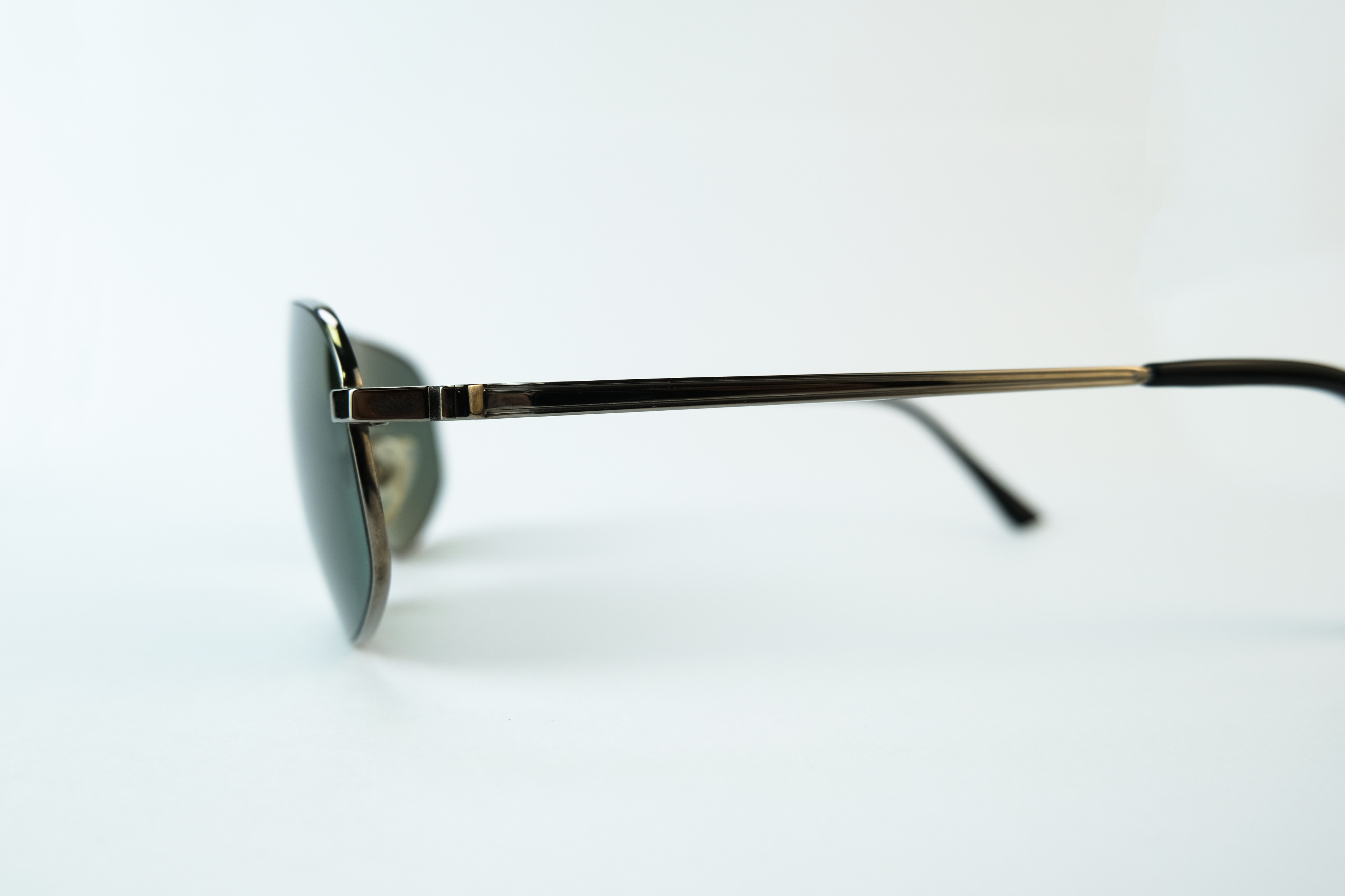 Gun gray Metal Sunglasses
