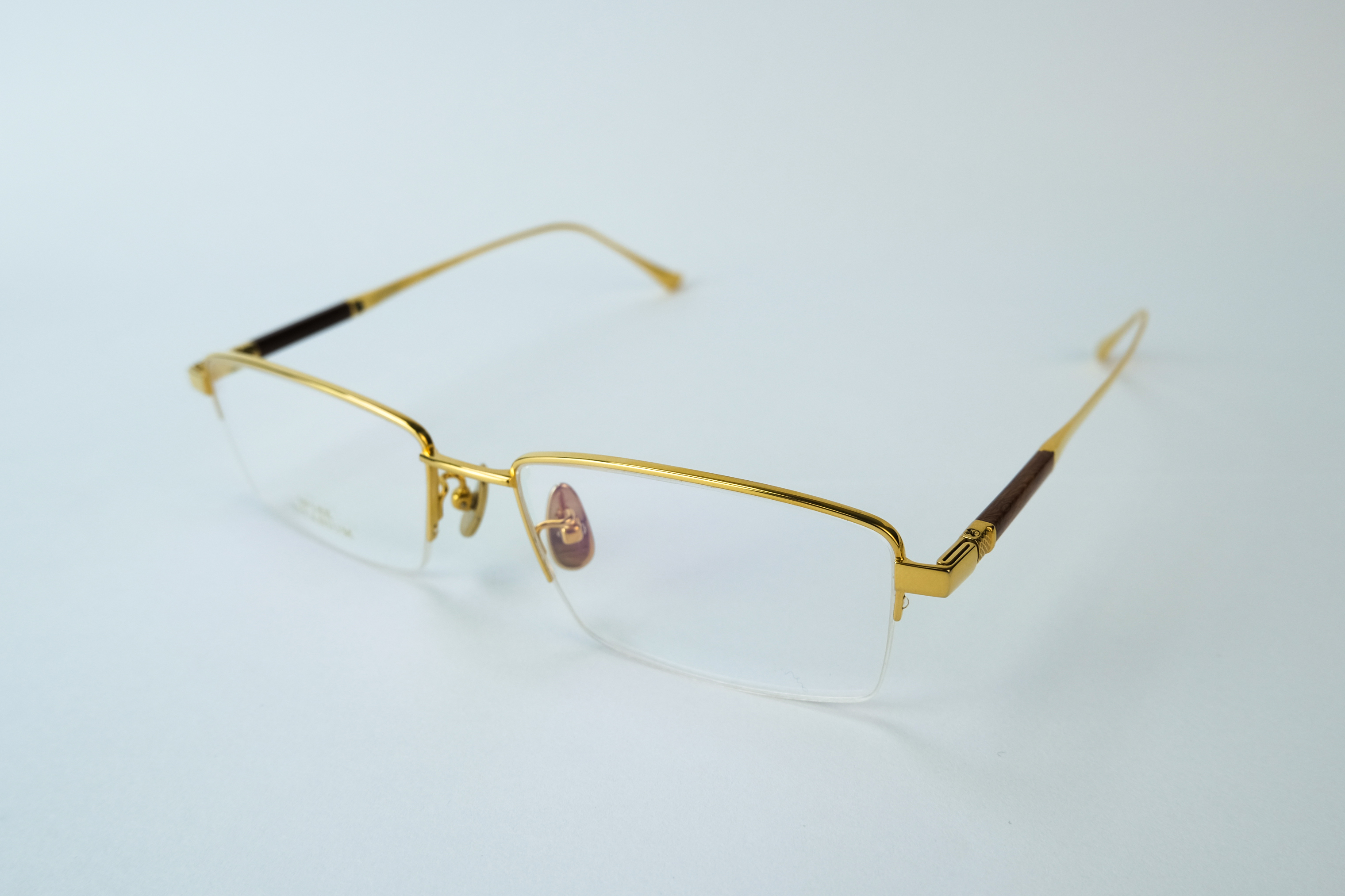 Gold wire frame engraved Optical Glasses