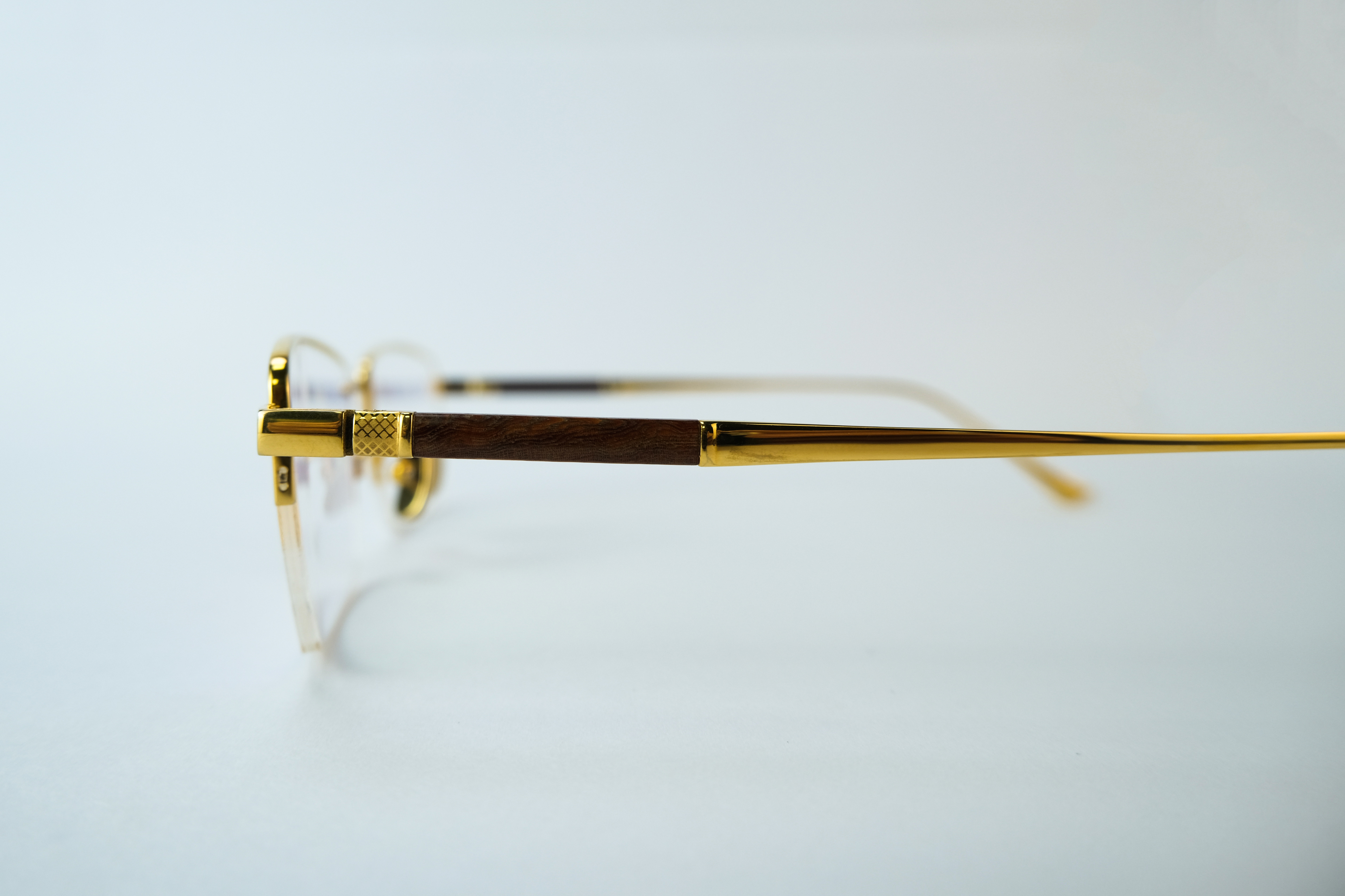 Gold wire frame engraved Optical Glasses